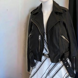 New with tags Balfern Leather Motorcycle Jacket
